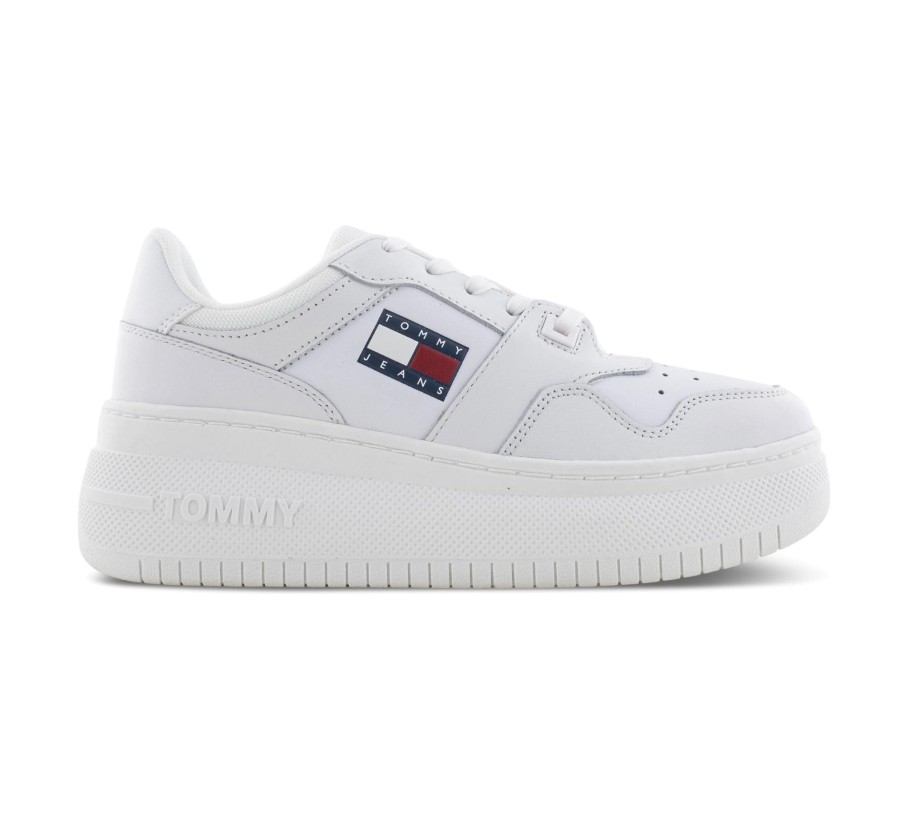 Damen Tommy Hilfiger Sneaker | Tommy Jeans Retro Baskt Flatf - Sneaker Low