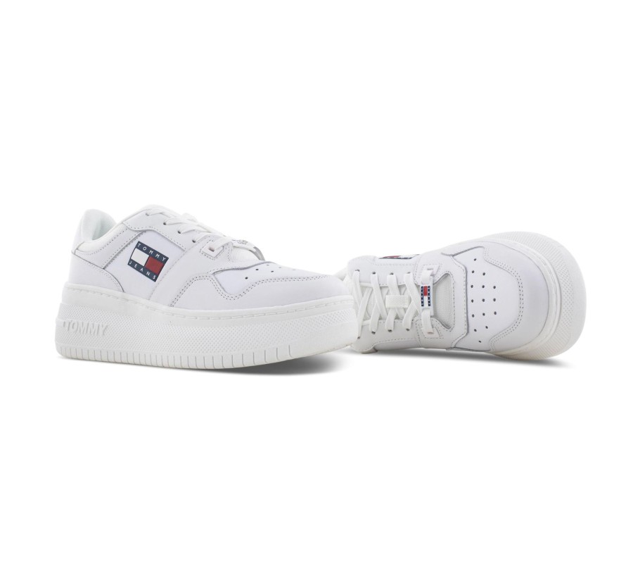 Damen Tommy Hilfiger Sneaker | Tommy Jeans Retro Baskt Flatf - Sneaker Low