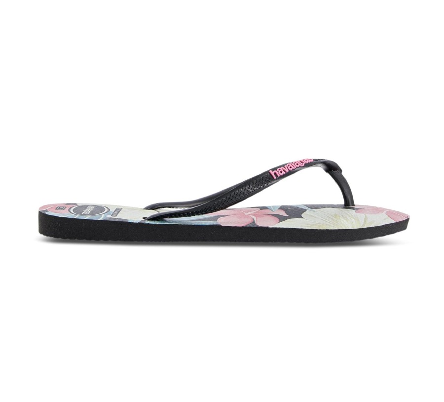 Damen Havaianas Slides | Floral - Flip Flops