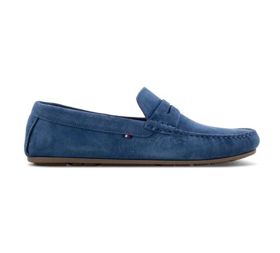 Herren Tommy Hilfiger Halbschuhe | Casual Hilfiger Suede Driver - Mokassins