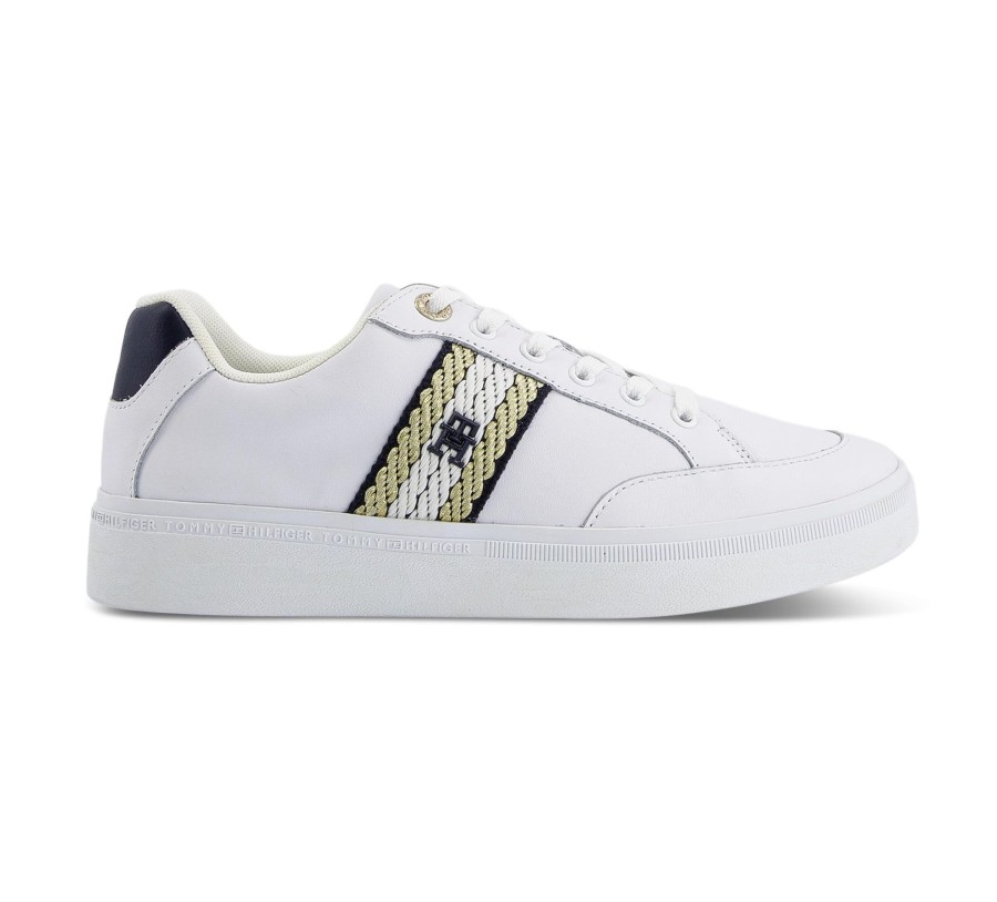 Damen Tommy Hilfiger Sneaker | Court Sneaker With Webbing - Sneaker Low