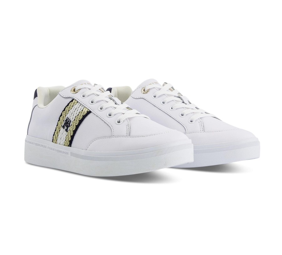 Damen Tommy Hilfiger Sneaker | Court Sneaker With Webbing - Sneaker Low