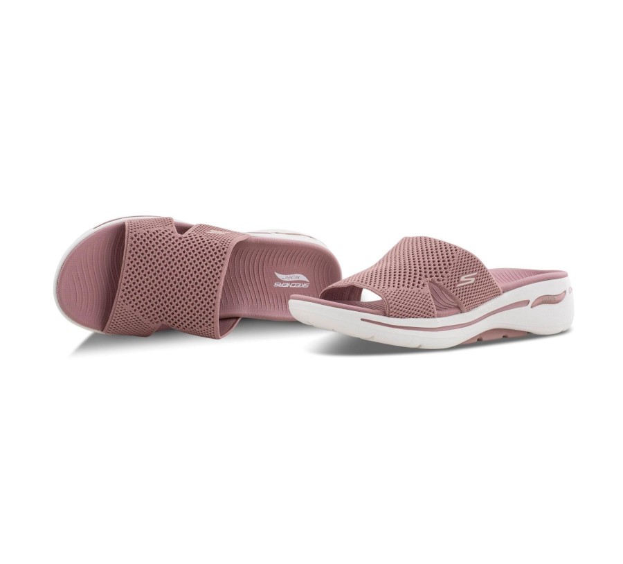 Damen Skechers Slides | Go Walk - Pantoletten