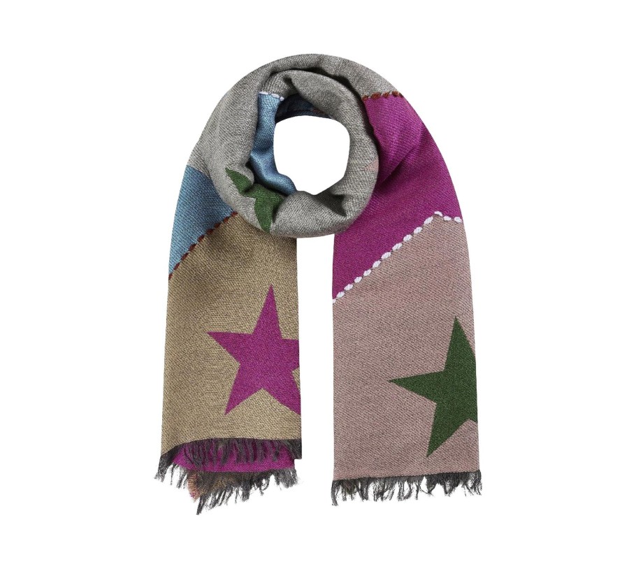 Damen Codello Schals & Foulards | Stars Embroidered - Schals