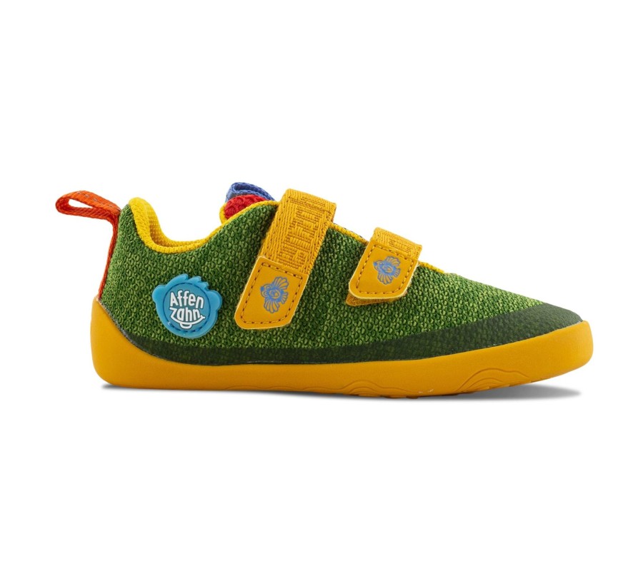 Kinder Affenzahn Barfussschuhe | Knit Happy - Klettschuhe