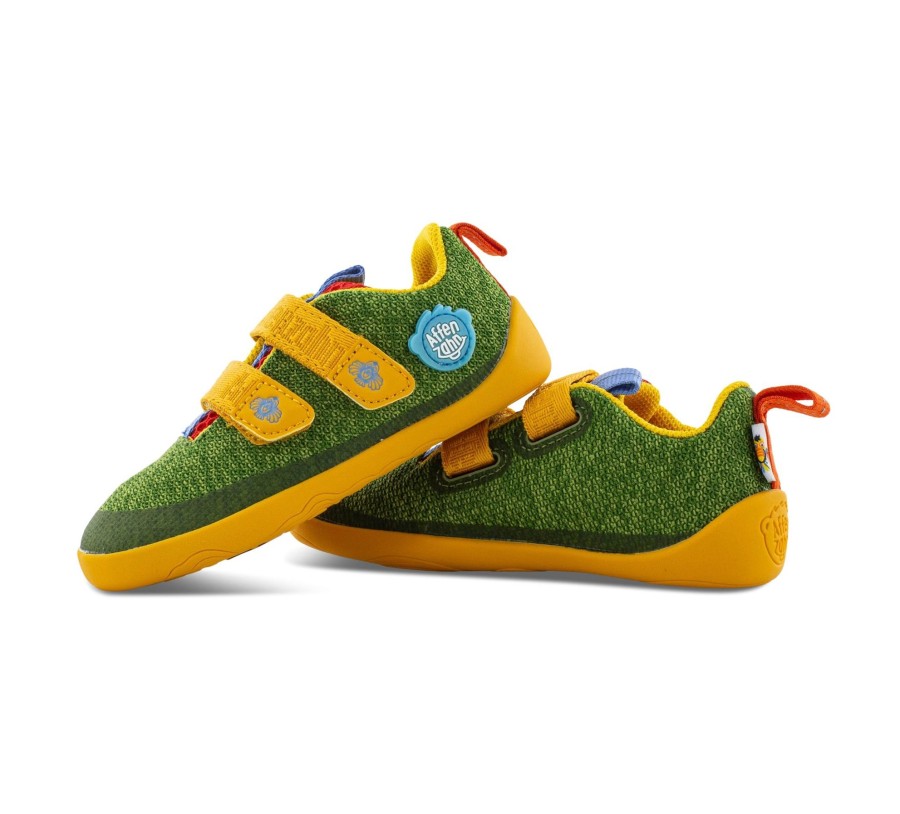 Kinder Affenzahn Barfussschuhe | Knit Happy - Klettschuhe