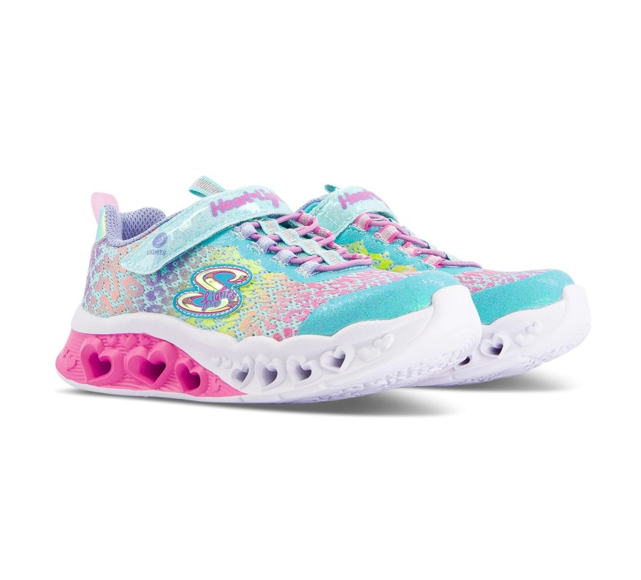 Kinder Skechers Sneaker | Flutter Heart Lights - Loves W - Sneaker