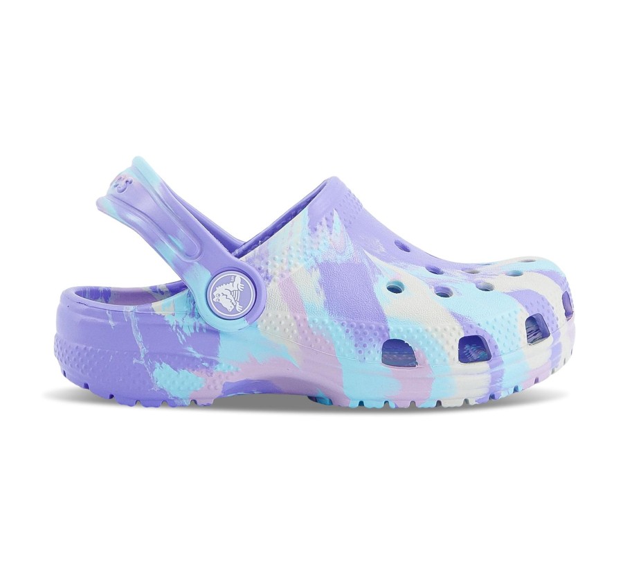 Kinder Crocs Badeschuhe Und Slides | Classic Marbled Clog - Wassersandalen