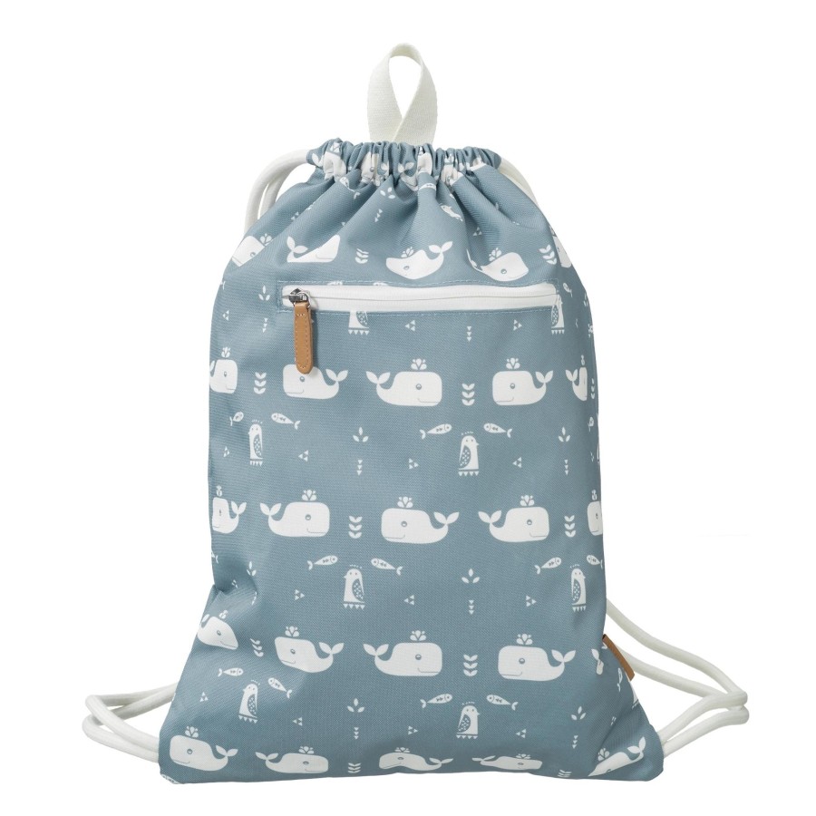 Kinder Fresk Taschen & Rucksacke | Swimming Bag Whale - Turnbeutel