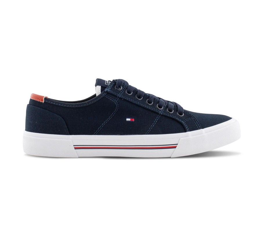 Herren Tommy Hilfiger Sneaker | Core Corporate Canvas Vulc - Sneaker Low