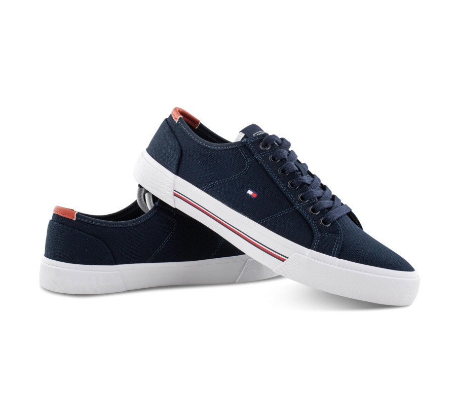 Herren Tommy Hilfiger Sneaker | Core Corporate Canvas Vulc - Sneaker Low