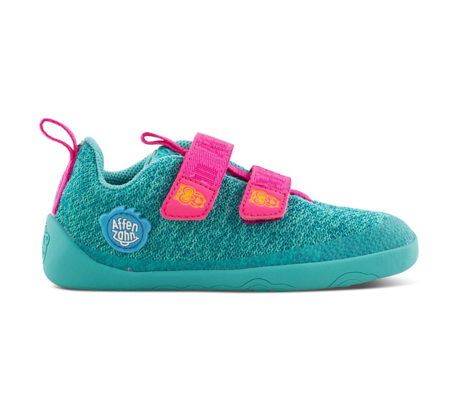 Kinder Affenzahn Barfussschuhe | Knit Happy - Klettschuhe