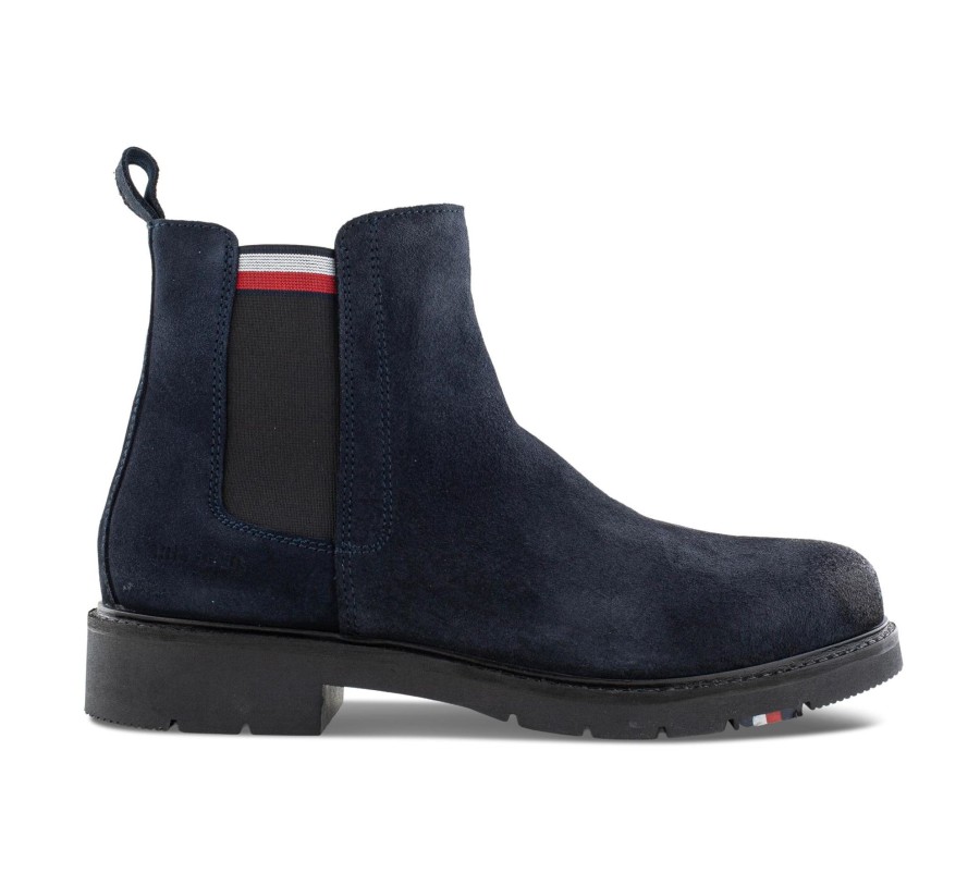 Herren Tommy Hilfiger Boots & Stiefel | Rwb Hilfiger Suede Chelsea - Chelsea Boots