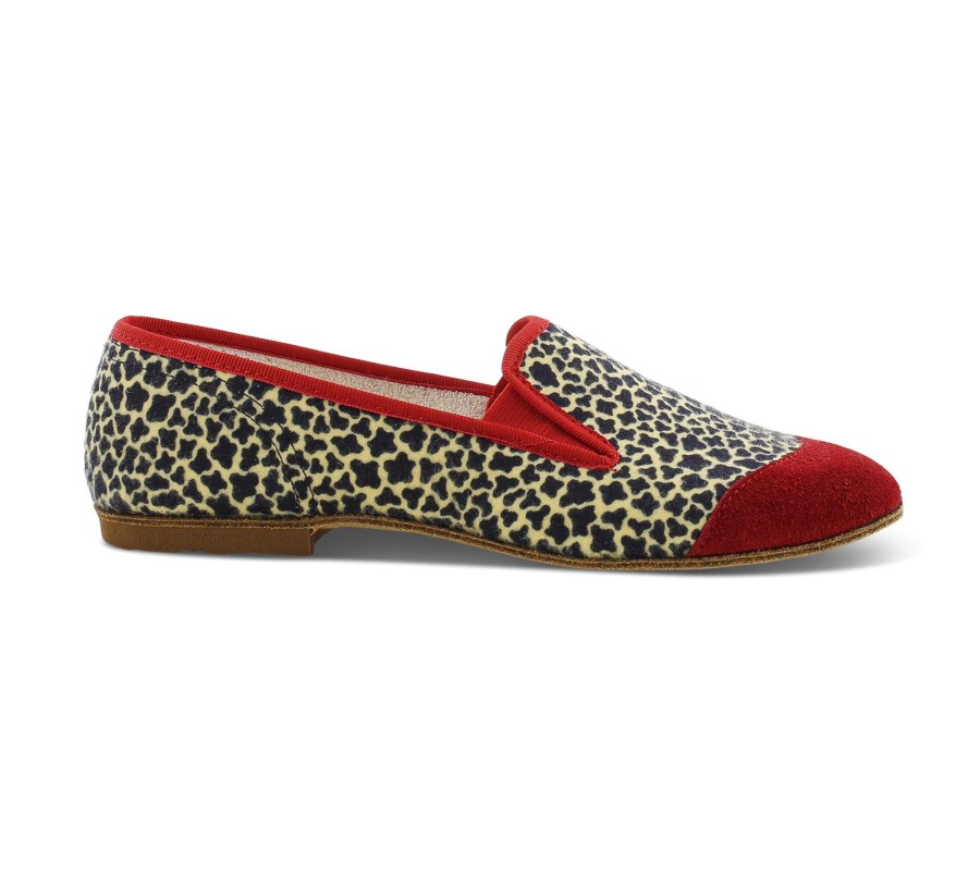 Damen Tiger Swiss Hausschuhe | Slipper - Geschlossene Hausschuhe