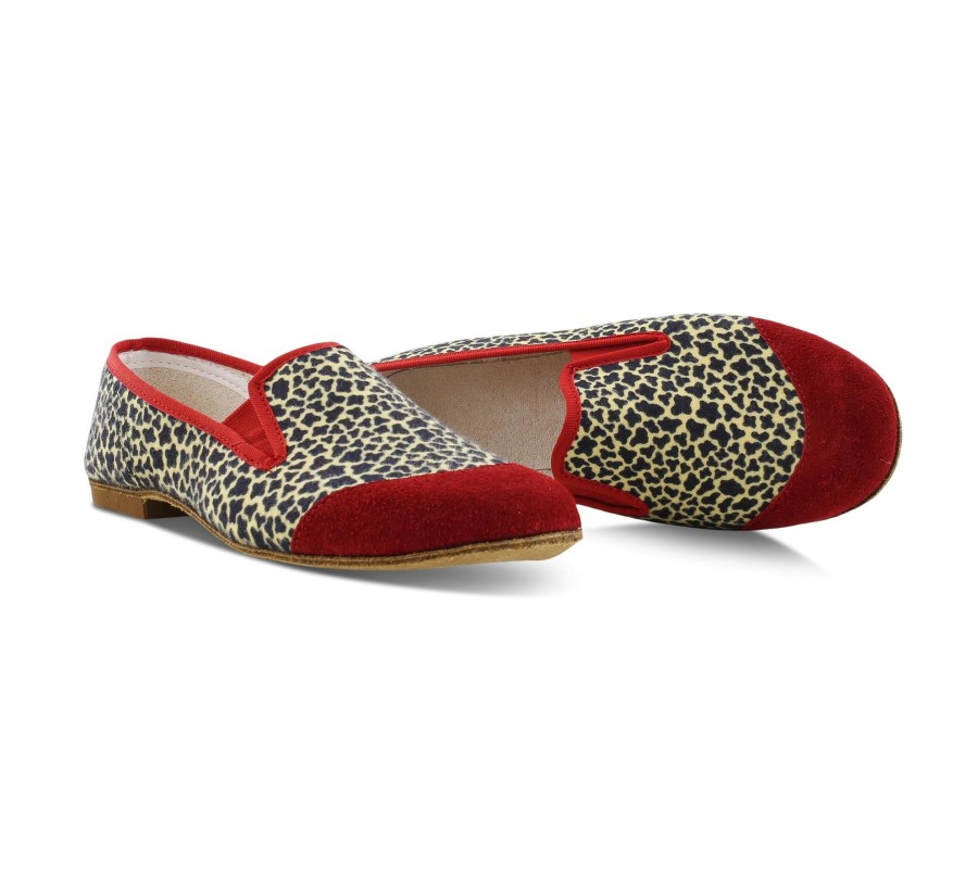 Damen Tiger Swiss Hausschuhe | Slipper - Geschlossene Hausschuhe