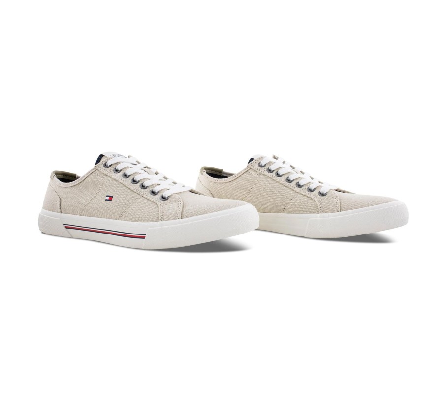 Herren Tommy Hilfiger Sneaker | Core Corporate Canvas Aci. - Sneaker Low