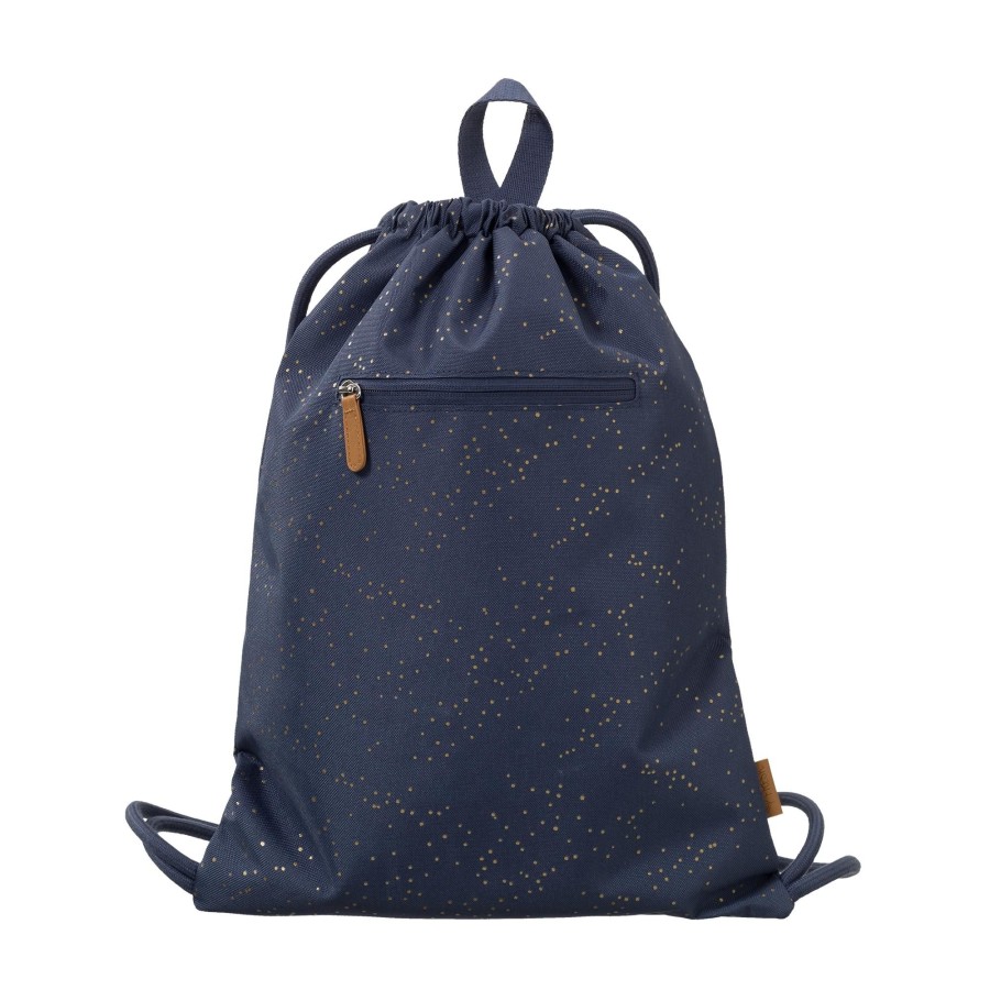 Kinder Fresk Taschen & Rucksacke | Swimming Indigo Dots - Turnbeutel