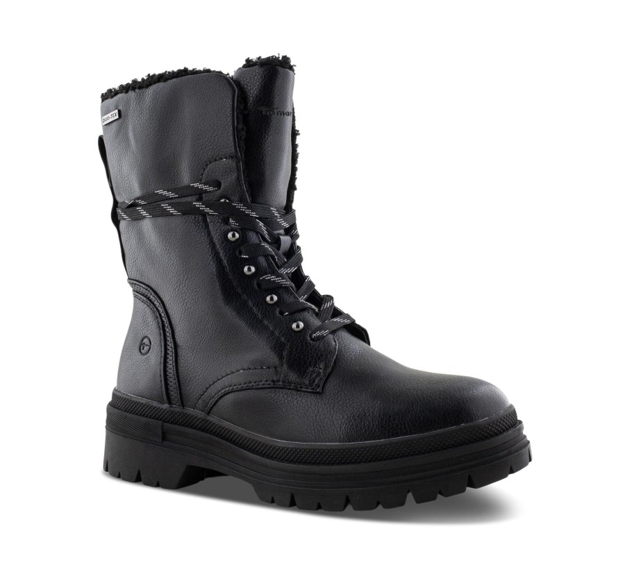 Damen Tamaris Stiefeletten | Schnu00Fcrstiefel Leder