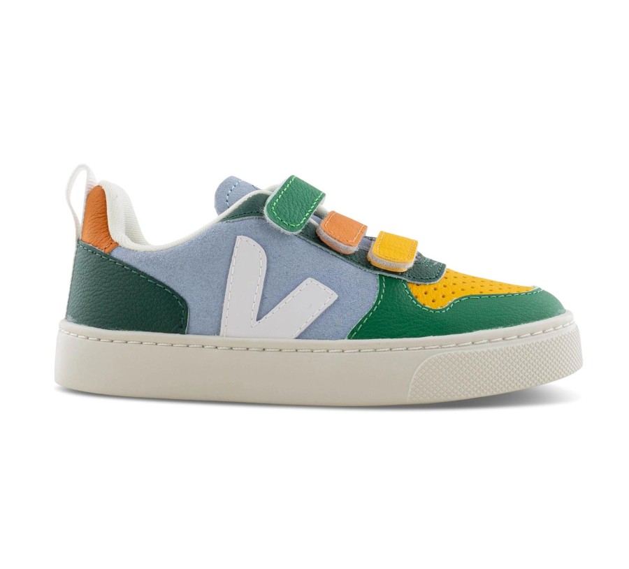 Kinder Veja Halbschuhe | Small V-10 - Klettschuhe