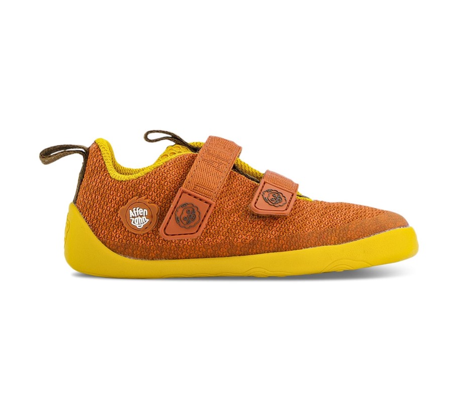 Kinder Affenzahn Barfussschuhe | Barfussschuh Knit Happy - Klettschuhe