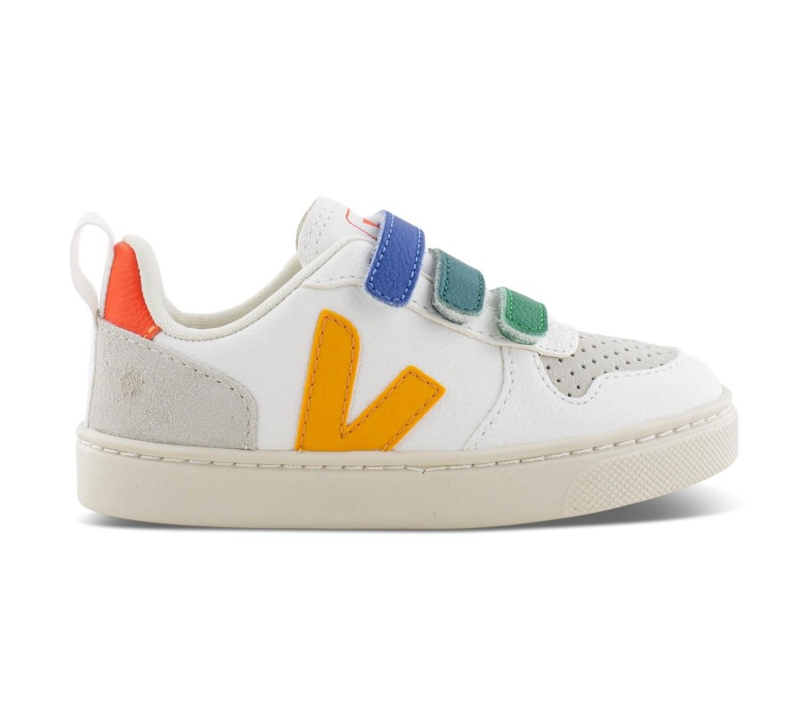 Kinder Veja Halbschuhe | Small V-10 Velcro - Klettschuhe