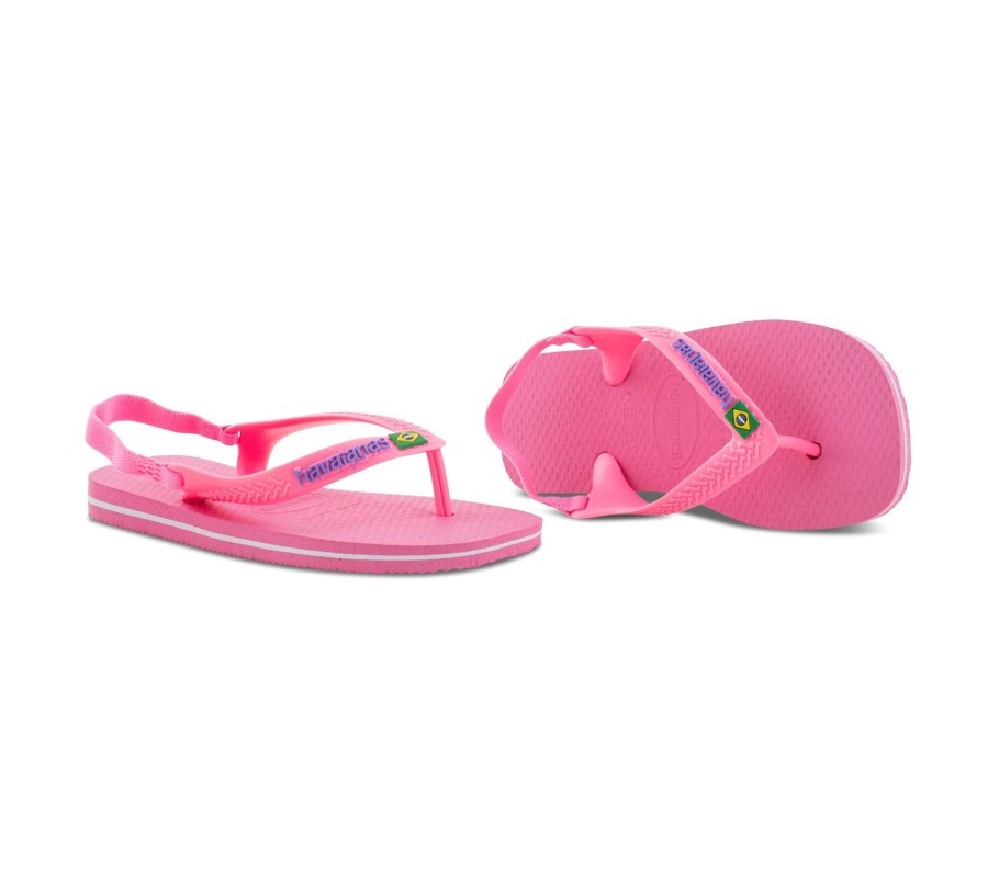 Kinder Havaianas Badeschuhe Und Slides | Baby Brasil Logo Ii - Flip Flops