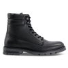 Herren Tommy Hilfiger Boots & Stiefel | Warm Padded Hilfiger Lth Boot - Schnu00Fcrstiefel Leder